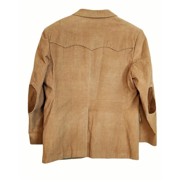 Vintage Brad Whitney 70's Men's Western Corduroy Suede Elbow Patches Jacket 44R - Picture 2 of 10